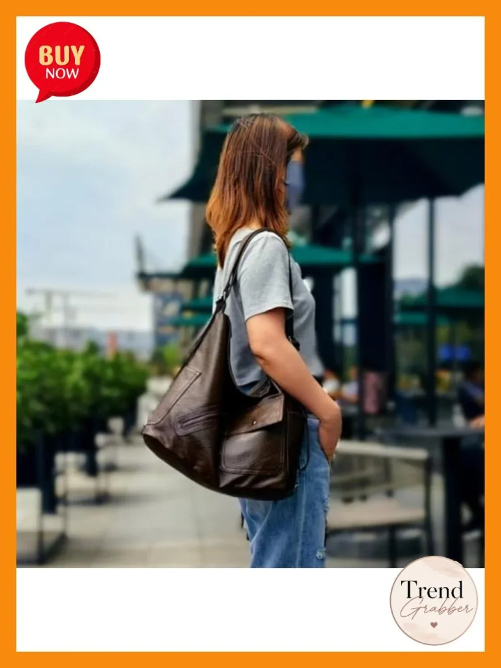 4-in-1 Convertible Vegan Leather Crossbody Backpack Large Tote for Work Travel